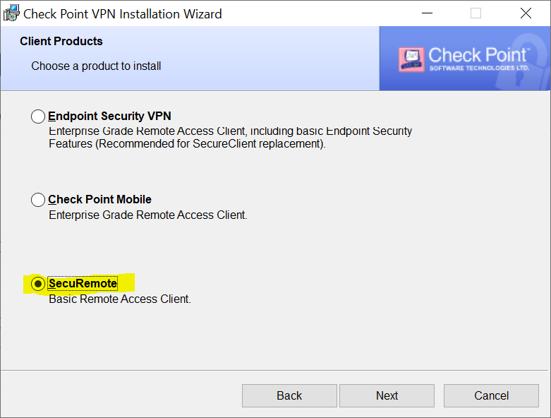 Newly installed Check Point VPN client connection error – Sysadmin Diary